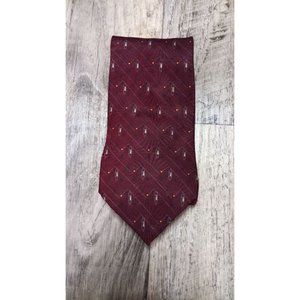 Bill Blass Black Label Maroon Silk Classic Business Occasion Tie